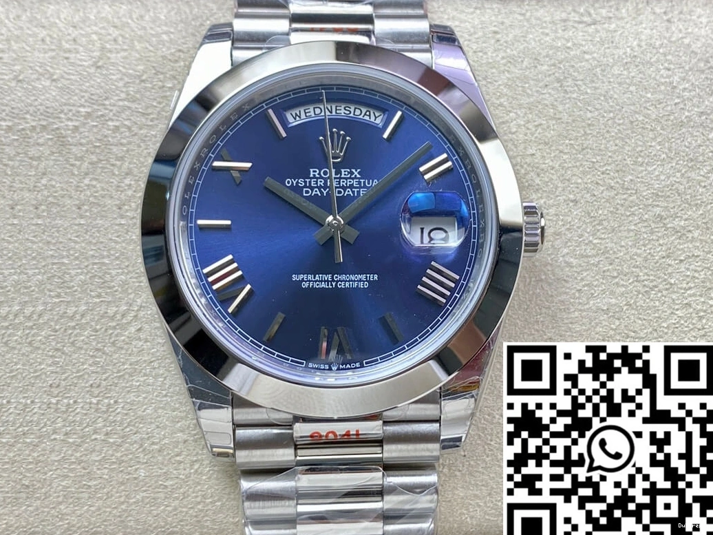 M228206-0015 Factory Steel Rolex Day EW Date Stainless 0329